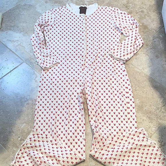PLAYBOY Intimates & Sleepwear Playboy Logo One Piece Pajamas Onesie Poshmark